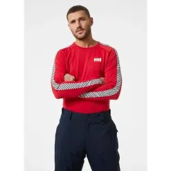 Helly Hansen Men's Lifa Active Stripe Crew Baselayer