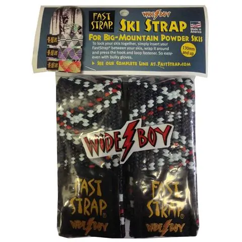 Fast Strap Wide Boy Ski Strap (2 Per Pack)